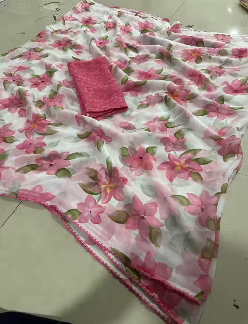 FLOWER DESIGNER SAREE